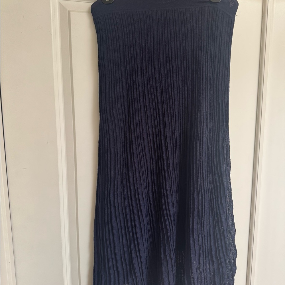 Vince Deep Blue Maxi Skirt